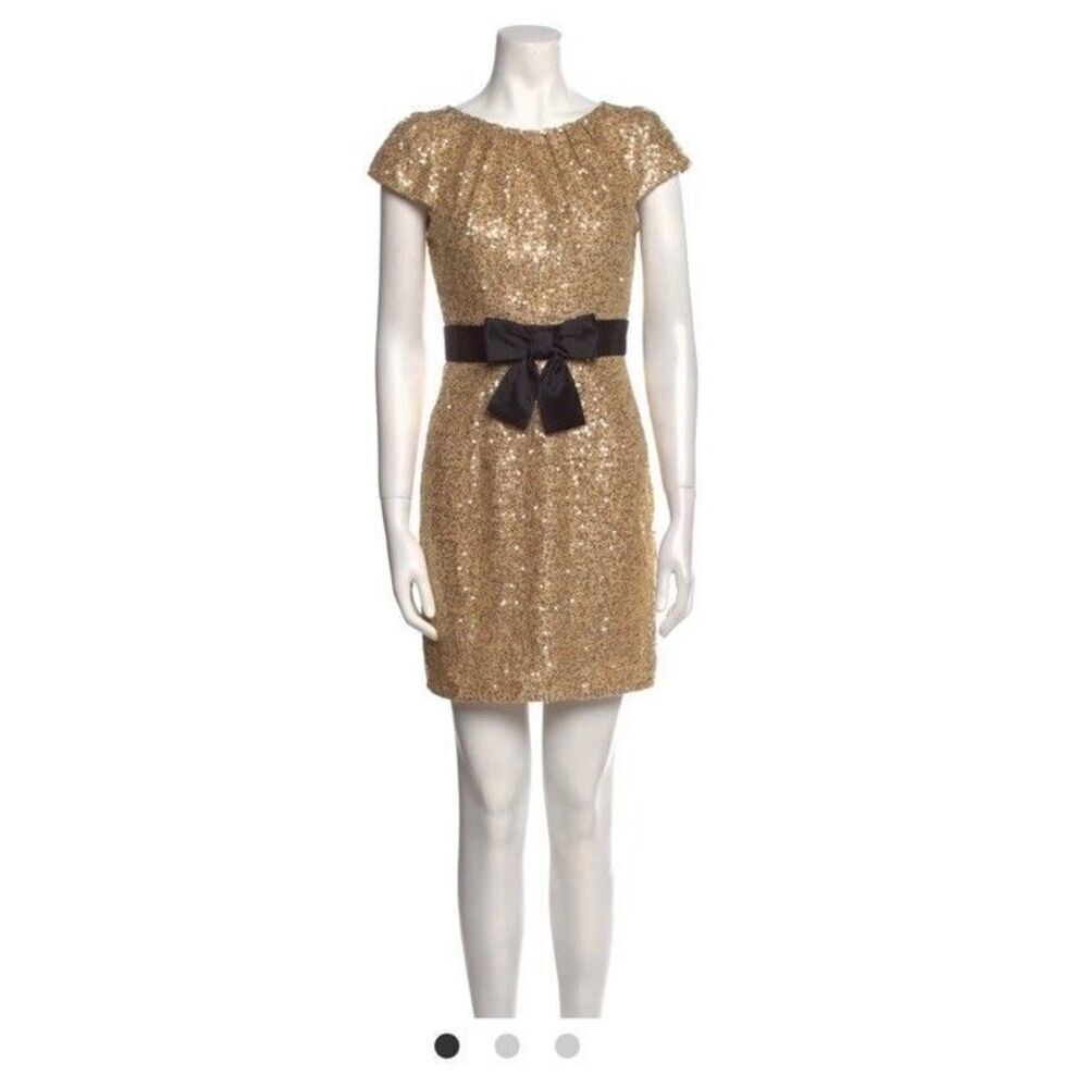 Milly of New York Like Honey Dress Size 0 Cocktail Evening Date Designer Sequins
